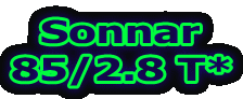 Sonnar 85/2.8 T* 